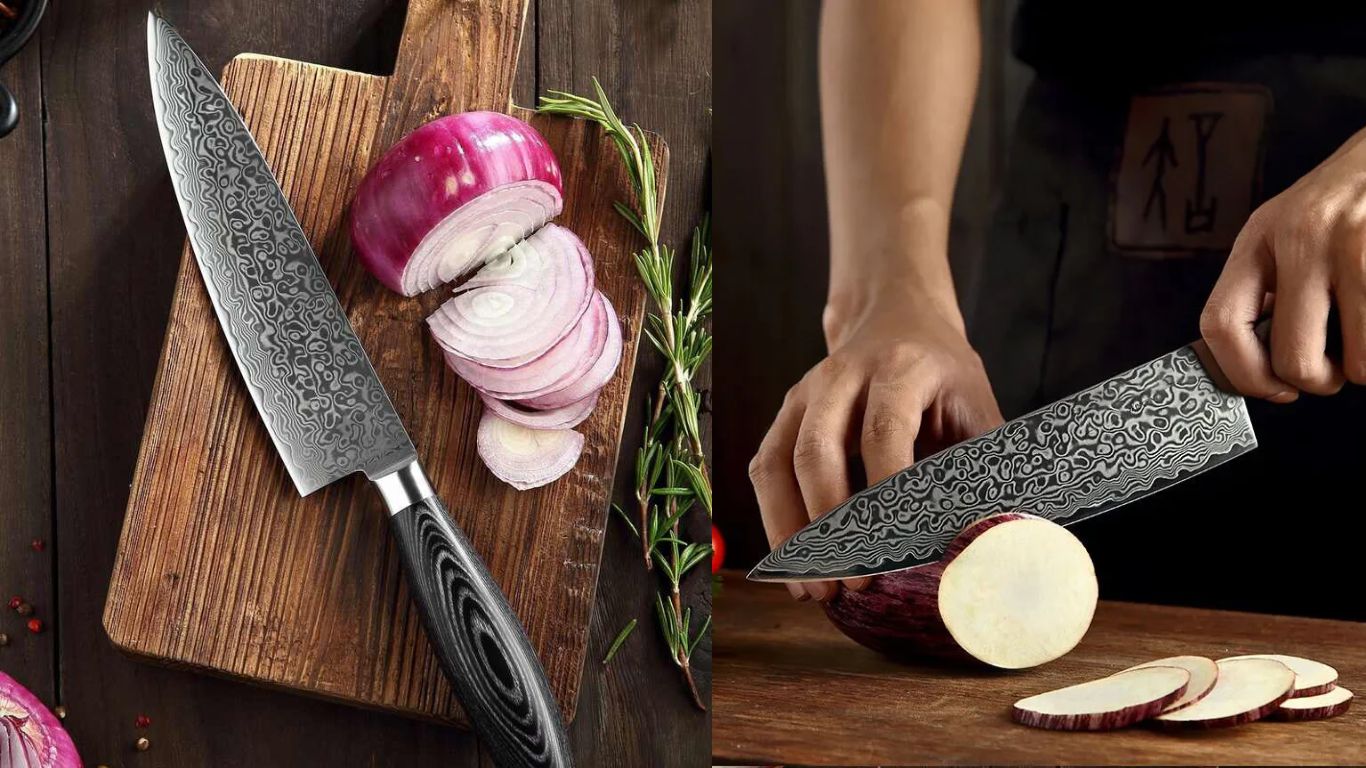 Benchmark Series 8 Inch Damascus Steel Chef Knife